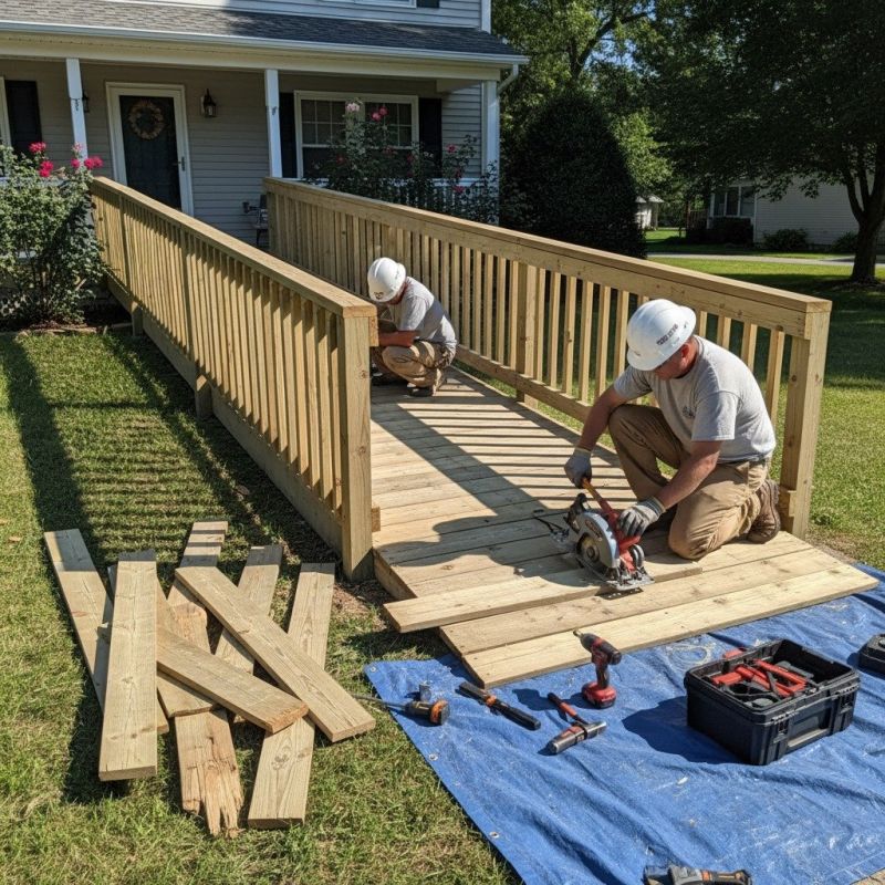 Local Ramp Replacement pros at work